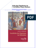 Full Download Geschichte Des Papsttums Im Mittelalter 1St Edition Klaus Herbers Online Full Chapter PDF