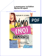 Full Download Como No Enamorarse 1St Edition Myriam M Lejardi Online Full Chapter PDF