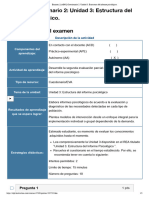 Examen - (AAB01) Cuestionario 2 - Unidad 3 - Estructura Del Informe Psicológico
