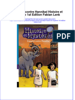 Full Download Complot Contre Hannibal Histoire Et Mystere 1St Edition Fabian Lenk Online Full Chapter PDF