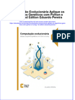 Full Download Computacao Evolucionaria Aplique Os Algoritmos Geneticos Com Python E Numpy 1St Edition Eduardo Pereira Online Full Chapter PDF