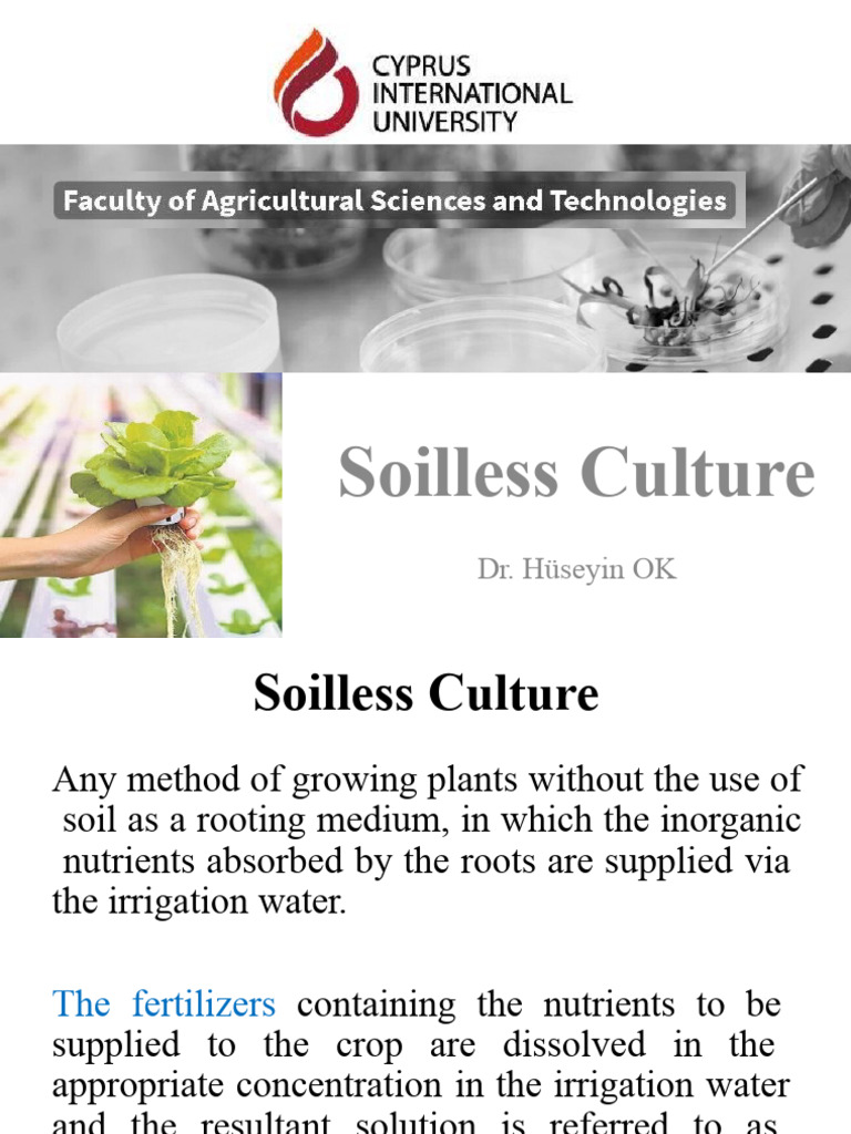 Soilless Culture: Nutrient Solutions Explained | PDF | Hydroponics | Soil
