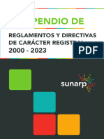 Compendio de Reglamentos y Directivas de Caracter Registral 2000-2023