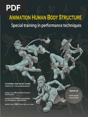 Animation Human Body Structure Special Training in Performance Techniques
