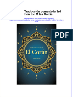 Download pdf of El Coran Traduccion Comentada 3Rd Edition Lic M Isa Garcia full chapter ebook 