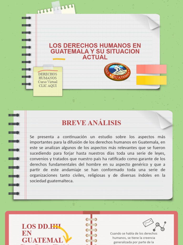 Derechos Humanos En Guatemala PDF Convenios De Ginebra Guatemala