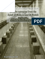 Benefits Extracted From The Ayaah of Wudu in Soorah Maidah