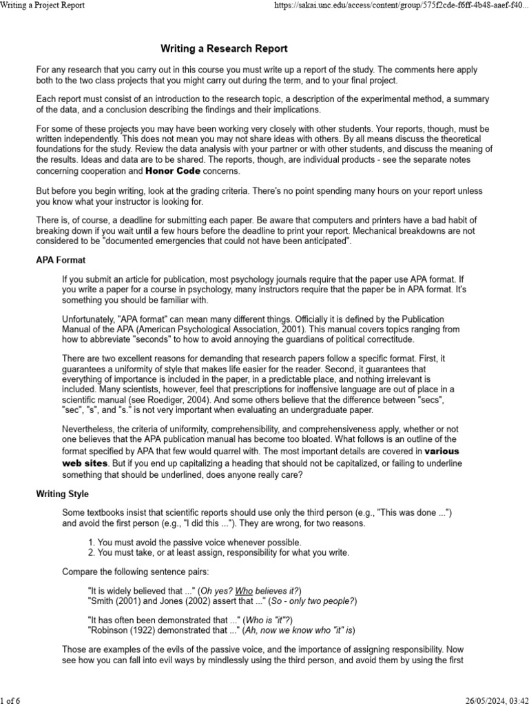 Writing a project report pdf statistics student s t test