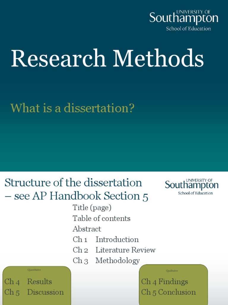 Dissertation Research Methods Guide | PDF | Thesis | Qualitative Research