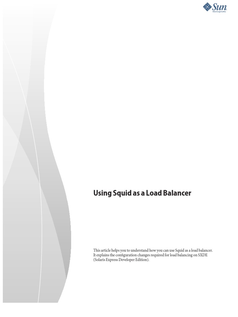 Squid Load Balance | PDF | Load Balancing (Computing) | Web Server