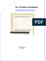 PDF of Fragmanlar 1St Edition Herakleitos Full Chapter Ebook