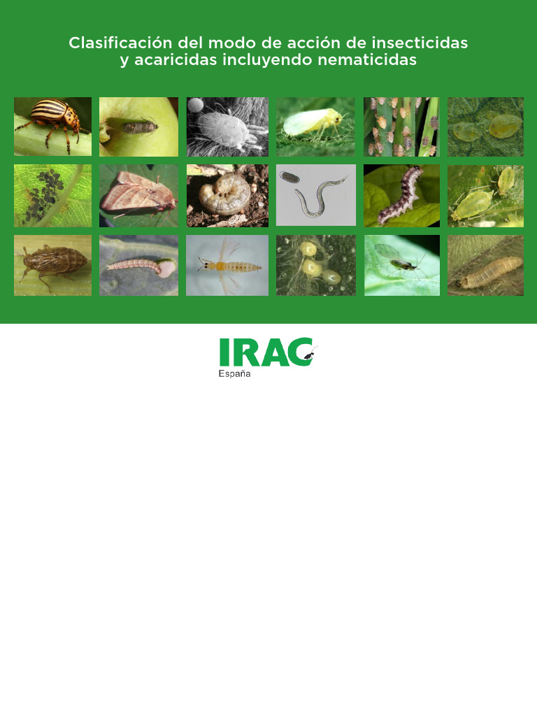 FOLLETO Clasificacion MdA de Insecticidas y Acaricidas Incluyendo ...