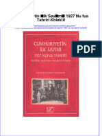 full download Cumhuriyetin Ilk Sayimi 1927 Nu Fus Tahriri Kolektif online full chapter pdf 