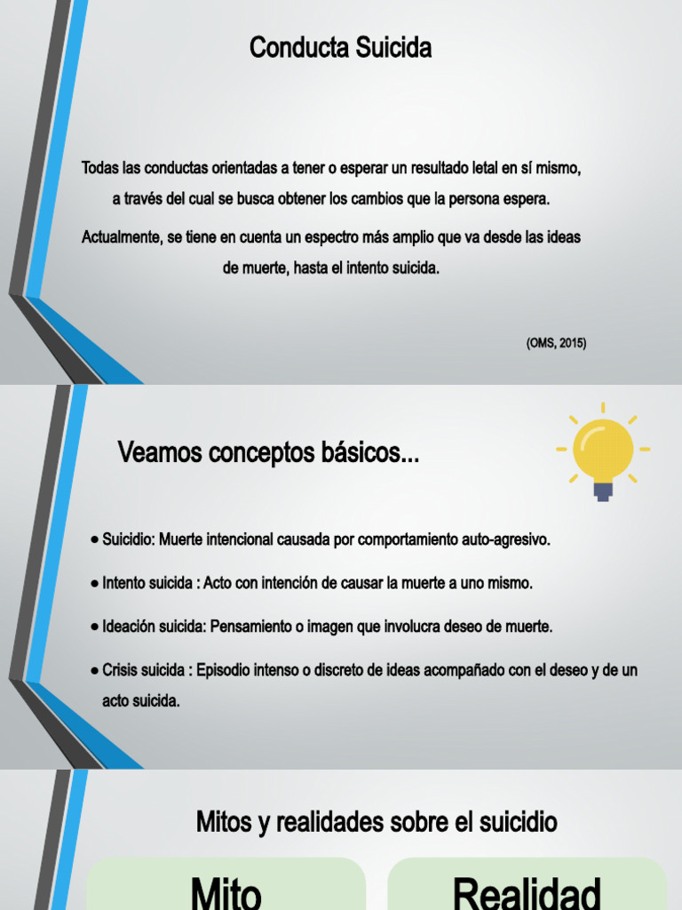 Manejo de Crisis Emocionales y Riesgo Suicida | PDF | Suicidio | Las ...
