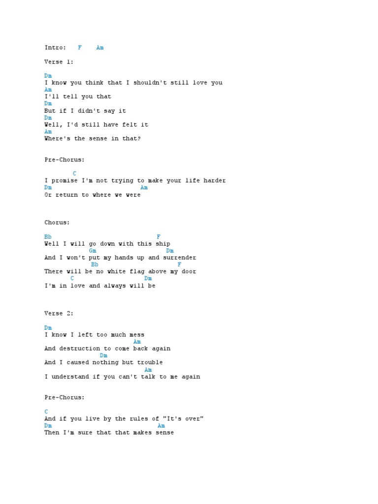 Dido White Flag
