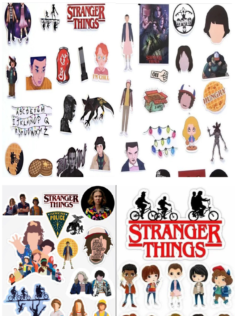 Etiquetas Stranger Things | PDF