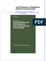 Download pdf of Elektronen Und Photonen In Halbleitern Und Isolatoren Konrad Kreher full chapter ebook 