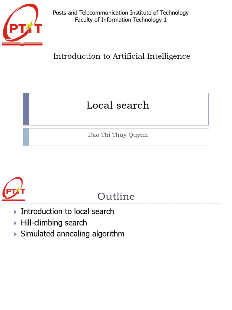 Local Search Algorithms Overview | PDF | Mathematical Optimization ...