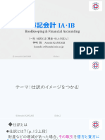 簿記会計１－４　仕訳とは（現金・仕入・売上の記入）