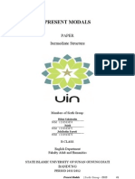 Present Modals: Paper Itermediate Structure