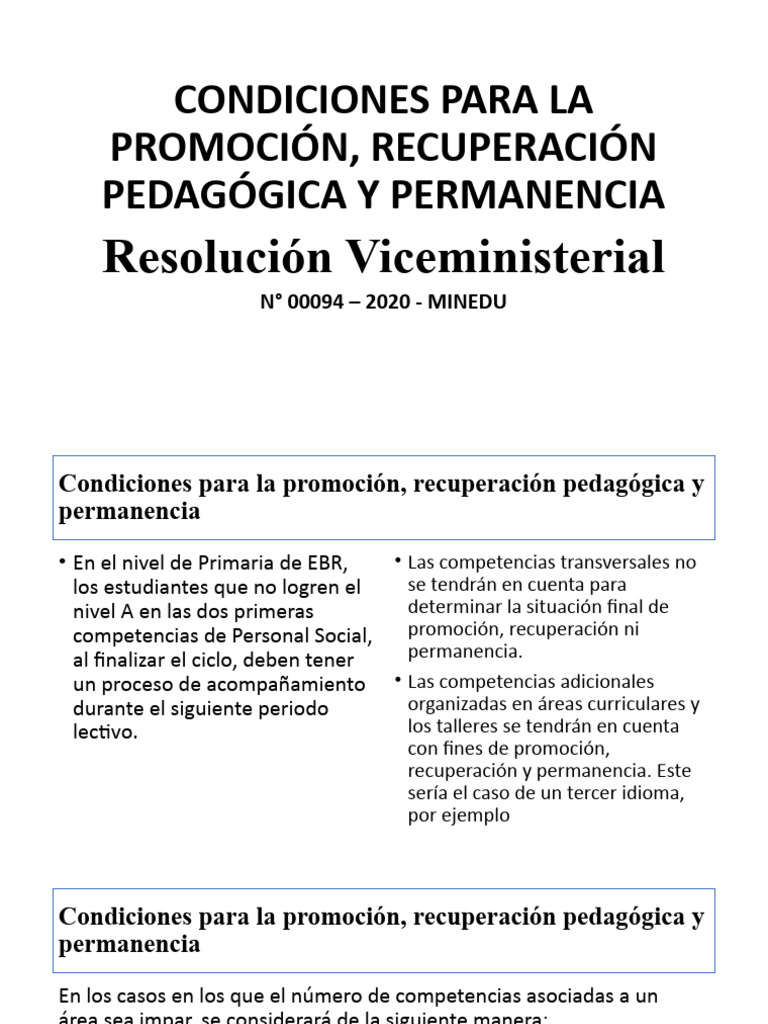 Promoción Rec Pedagógica Repitencia | PDF