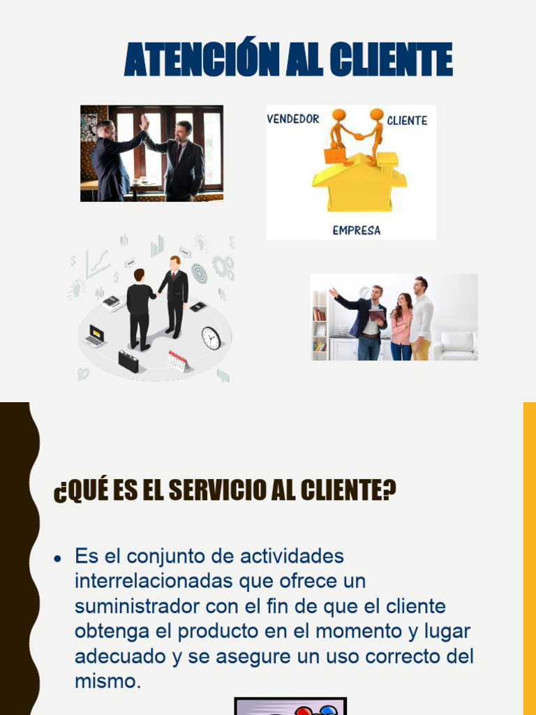 Diferencias entre servicio y atención al cliente | PDF | Servicio al ...