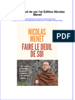 PDF of Faire Le Deuil de Soi 1St Edition Nicolas Menet Full Chapter Ebook
