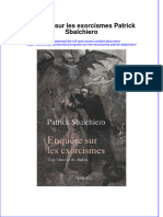 PDF of Enquete Sur Les Exorcismes Patrick Sbalchiero Full Chapter Ebook