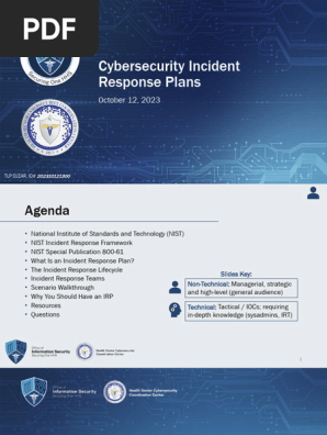 Cybersecurity Incident Response Plans