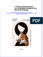 Download pdf of Felsefe Tarihi 2 Hellenizmden Augustinus A 1St Edition Umberto Eco Riccardo Fedriga full chapter ebook 
