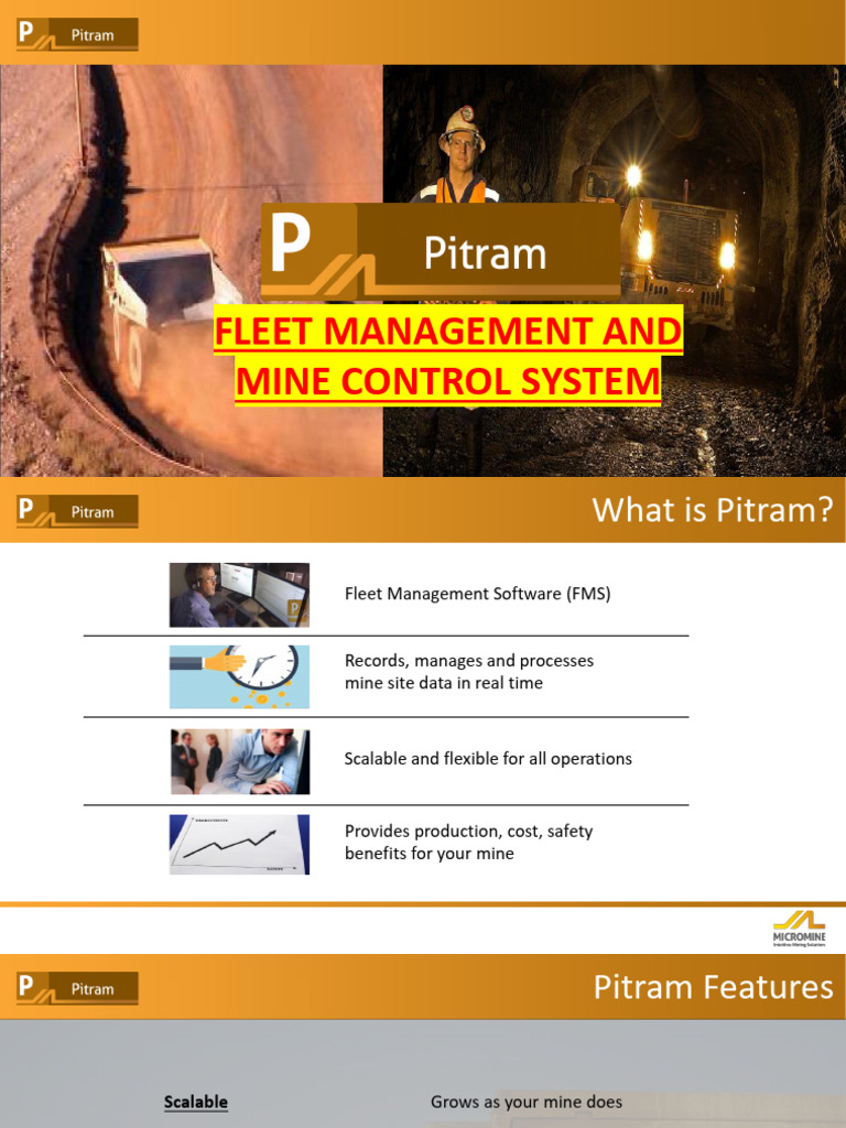 00.pitram - Overview | PDF | Automation | Mining