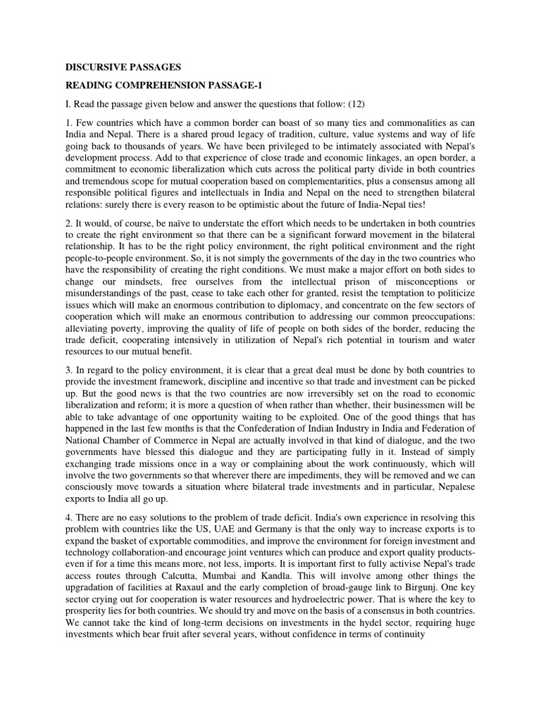 READING-COMPREHENSION-PASSAGE Homework | PDF | Incineration | Waste