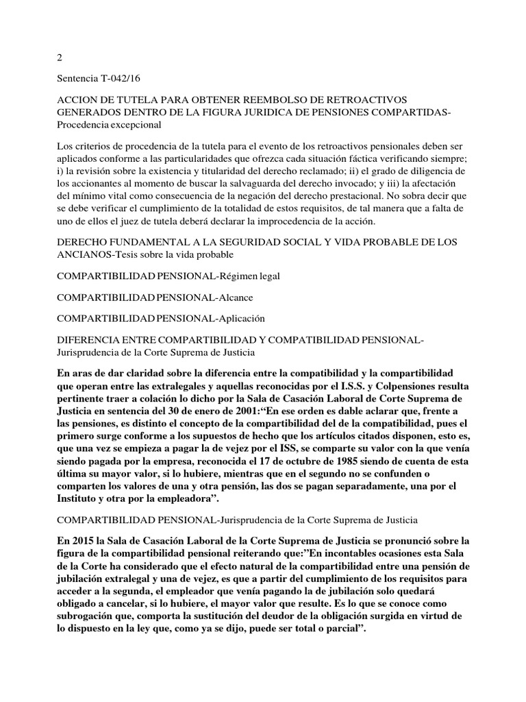 t-042 1916 | PDF | Caso de ley | Pensión