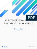 An Introduction To The Usa Computing Olympiad Darren Yao