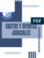 Gastos y Aportes Judiciales