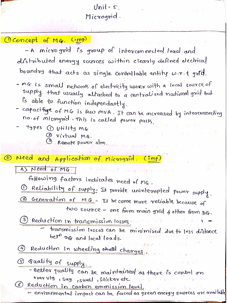 Smart Grid Unit 5 Pdf