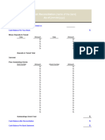 Bank Reconciliation Statement Format Excel