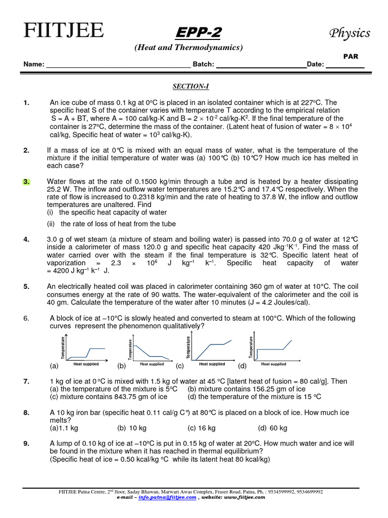 Thermodynamics: Work and Heat Calculations | PDF | Heat | Gases