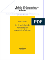 full download Der Erwerb Digitaler Werkexemplare Zur Privaten Nutzung 1St Edition Linda Kuschel online full chapter pdf 