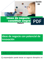 SESION 08 II Ideas de Negocio para Constituir Empresas
