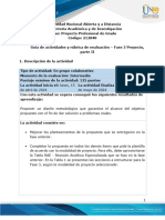 Guía de Actividades y Rúbrica de Evaluación - Unidad 3 - Fase 3 - Proyecto - Parte II