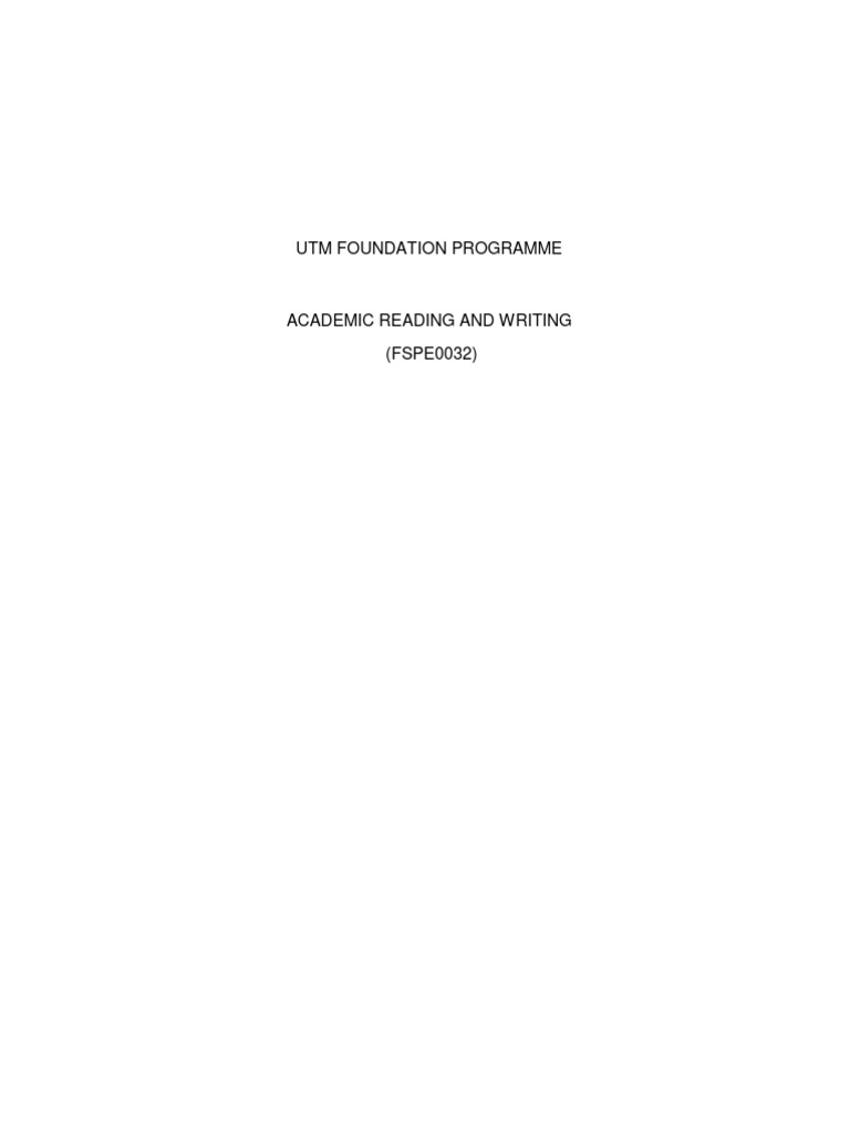 Module reading and writing pdf learning reading comprehension