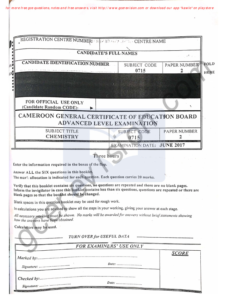 Free GCE Resources and Notes | PDF