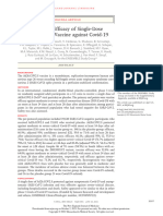 Safety and Efficacy of Single-Dose Ad26.COV2.S Vaccine Against Covid-19