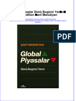 PDF of Global Piyasalar Dunu Bugunu Yarini 1St Edition Sant Manukyan Full Chapter Ebook