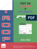 STROOP Pagina de Palabras y Colores