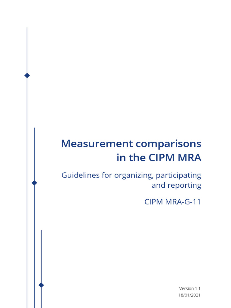 CIPM MRA Measurement Comparisons Guide | PDF | Metrology | Science