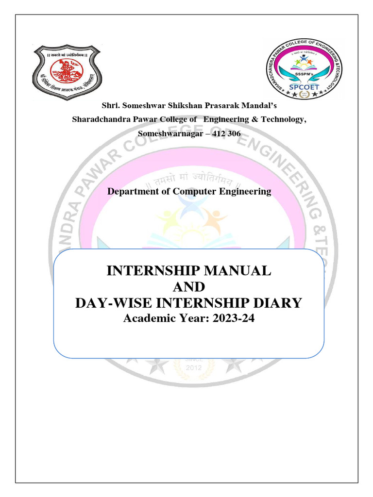 Internship Manual for Computer Engineering | PDF | Engineering ...