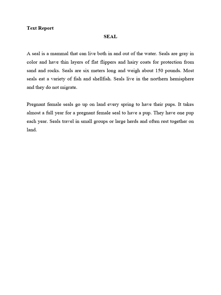 Text Report | PDF | Elephant | Moon