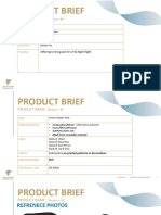PRODUCT BRIEF -Slippers for Premium Class